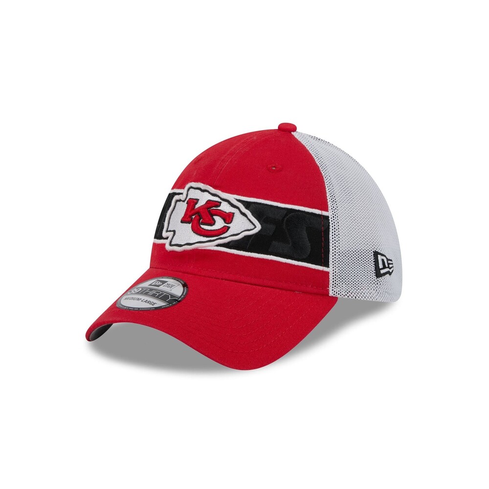 New Era Kansas City Chiefs Banded 39THIRTY Stretch Fit Hat - Size S/M